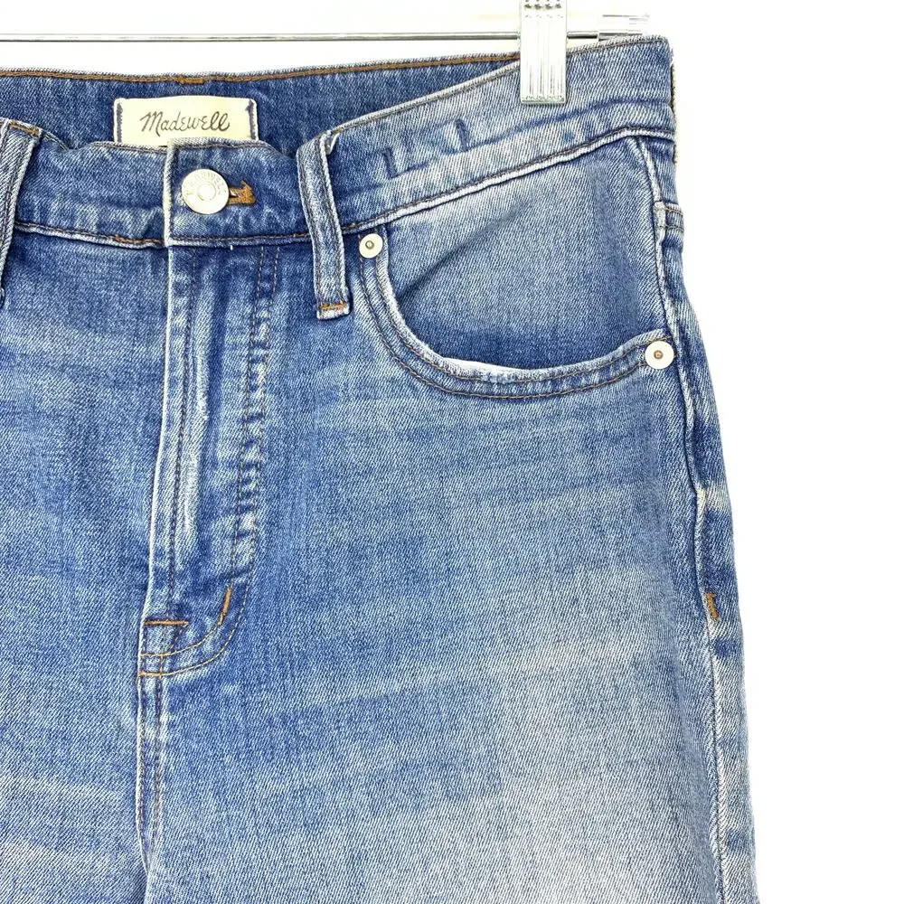 Madewell Jeans Women's Size 28 Perfect Vintage Cut Off Straight Leg Blue